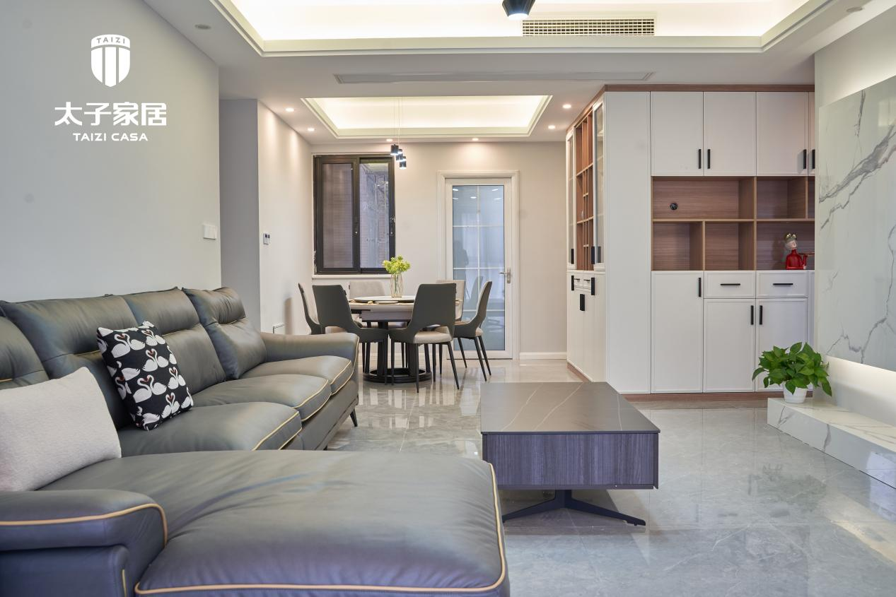 全屋案例｜120平现代简约风格四居 简洁有品味