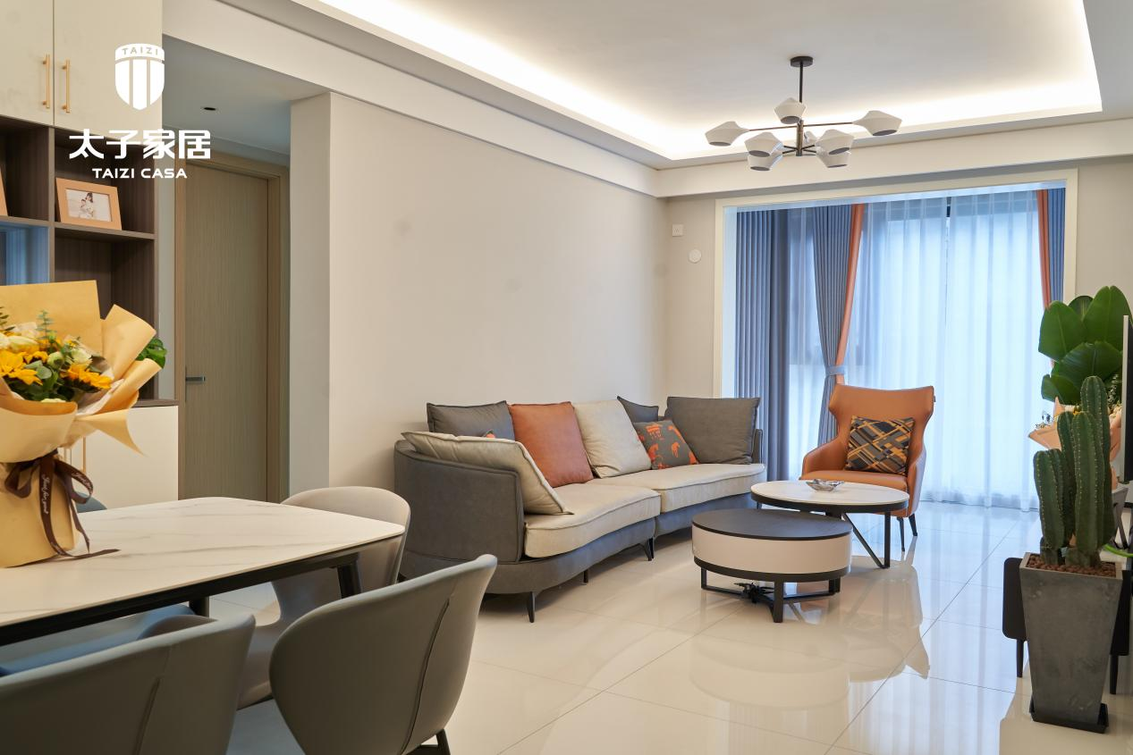 太子家居：精致文艺的简约三居，高颜值搭配超完美！